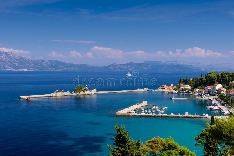 Trpanj Town is a Picturesque Resort Town on the Peljesac Peninsula ...