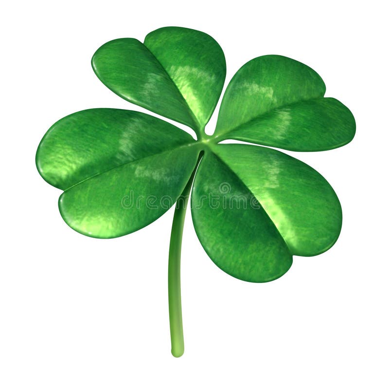 Dessin De Trèfle Dessiné à La Main Trèfle à Quatre Feuilles Illustration Vectorielle Isolée Sur