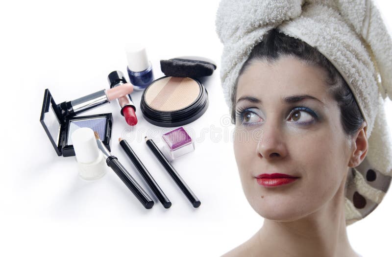 Trucco e bellezza immagine stock libera da diritti Trucco e bellezza immagine stock libera da diritti