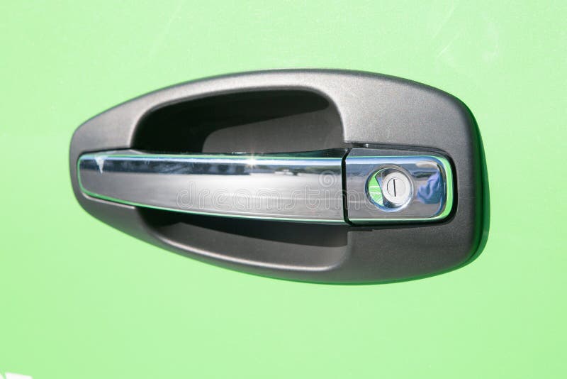 Truck door handle stock image. Image of lock, detail 125258901