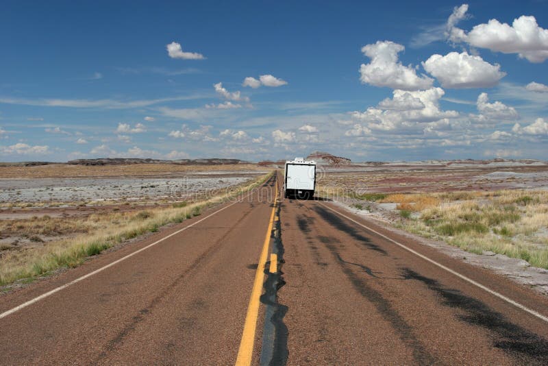 Truck on the highway
