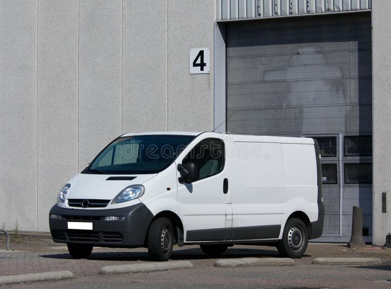 Truck at loading dock