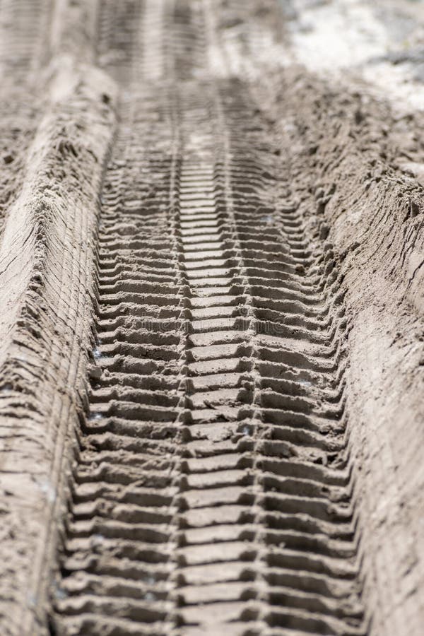 Truck tire track stock photo. Image of tractor, outdoors 147453598