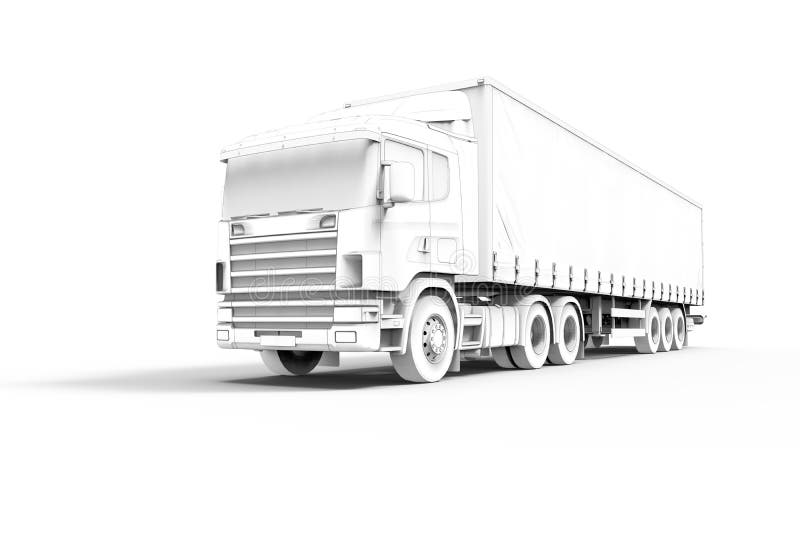 Truck toon royalty free illustration