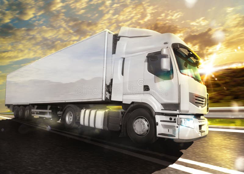 Truck transport royalty free stock images