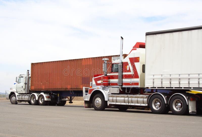 Trucks royalty free stock photography