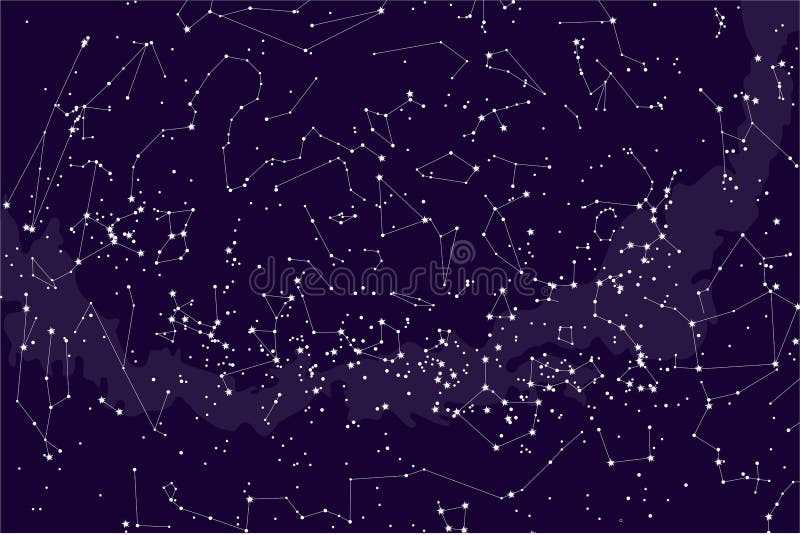 star gazing chart astronomy virgo