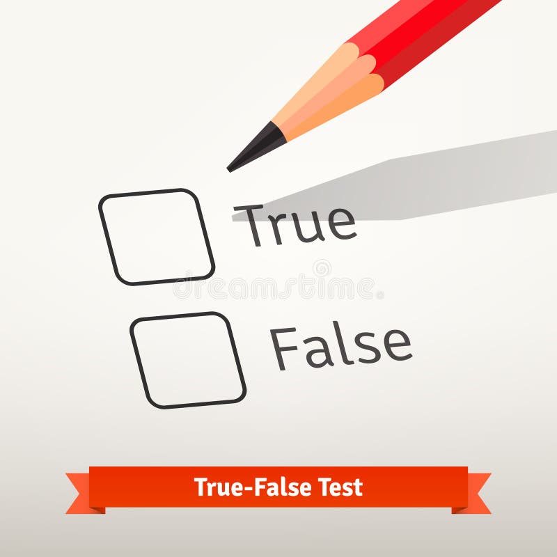 True False Test Stock Illustrations – 1,404 True False Test Stock  Illustrations, Vectors & Clipart - Dreamstime