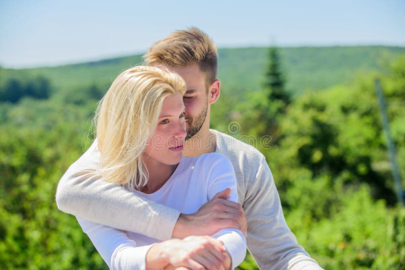 True love. Tenderness concept. Enjoy every moment. Peaceful romantic people. Enjoyment. Summer romance. Family love royalty free stock images True love. Tenderness concept. Enjoy every moment. Peaceful romantic people. Enjoyment. Summer romance. Family love royalty free stock images