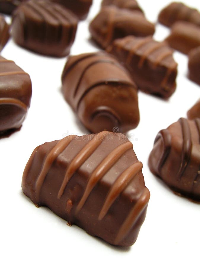 Trufas de chocolate fotografia de stock royalty free Trufas de chocolate fotografia de stock royalty free