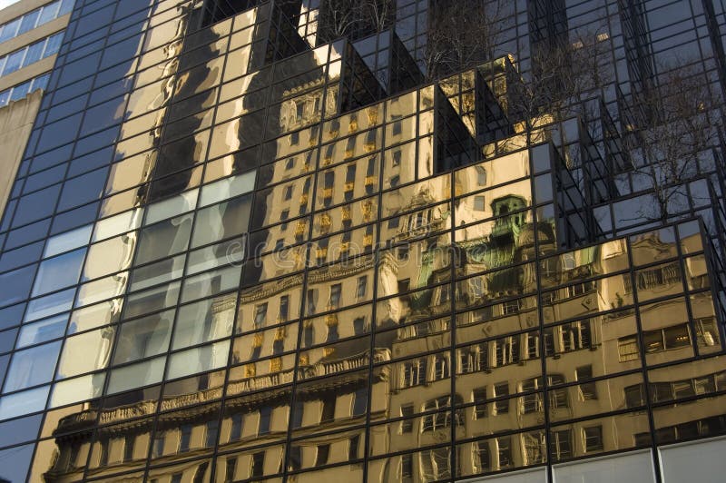 Trump Tower building reflection