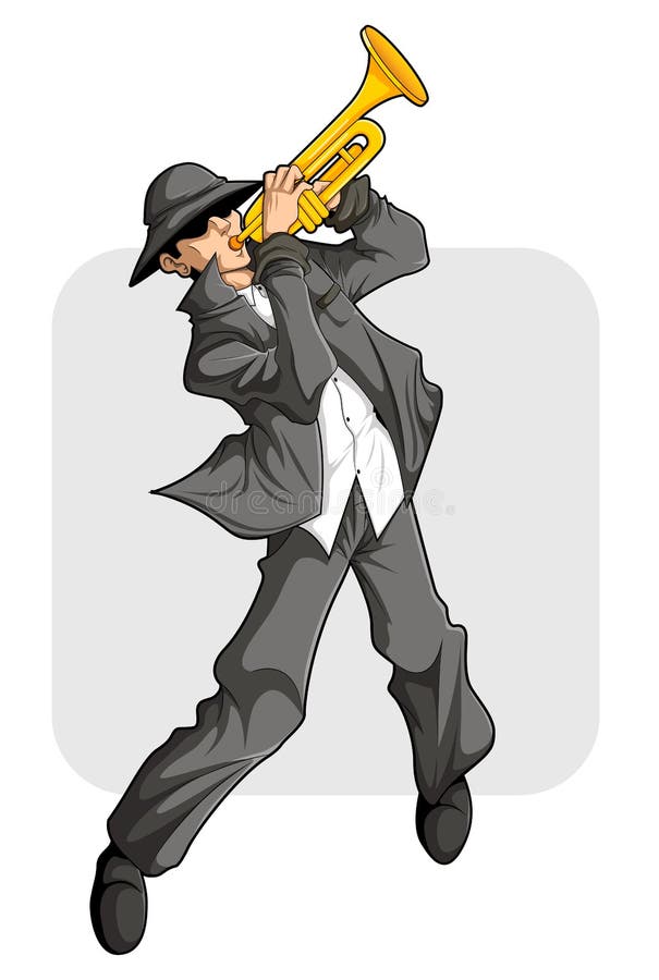 Trumpet Player Show Picture. Image 8263507