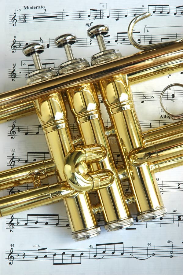 Trumpet valves stock photo. Image of symphony, valves, pistons 638072