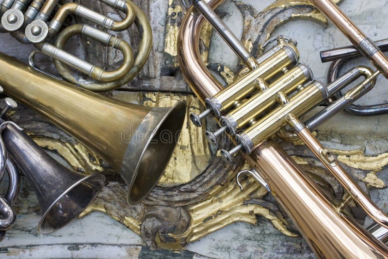 Trumpets stock image. Image of jazz, music, bugle, musician 12945679