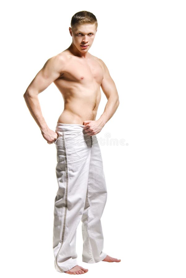 Trunchi mascul cu față royalty free stock image