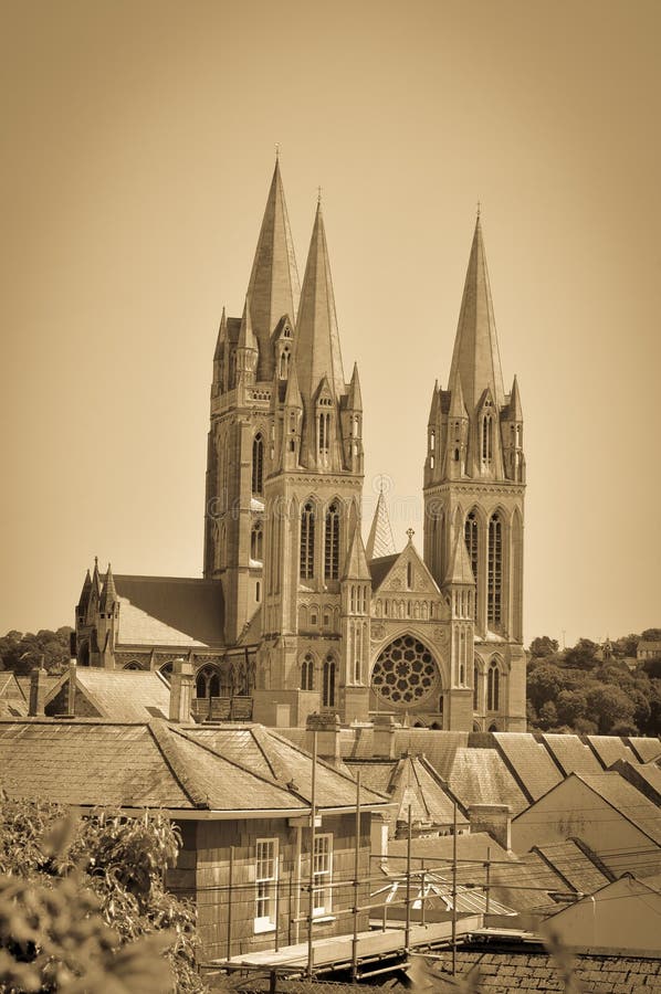 Truro in Cornwall, England royalty free stock images