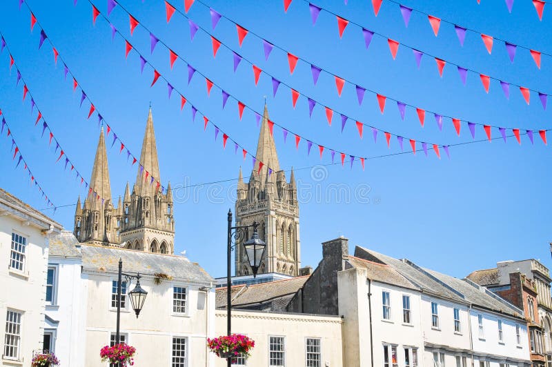 Truro in Cornwall, England stock photos