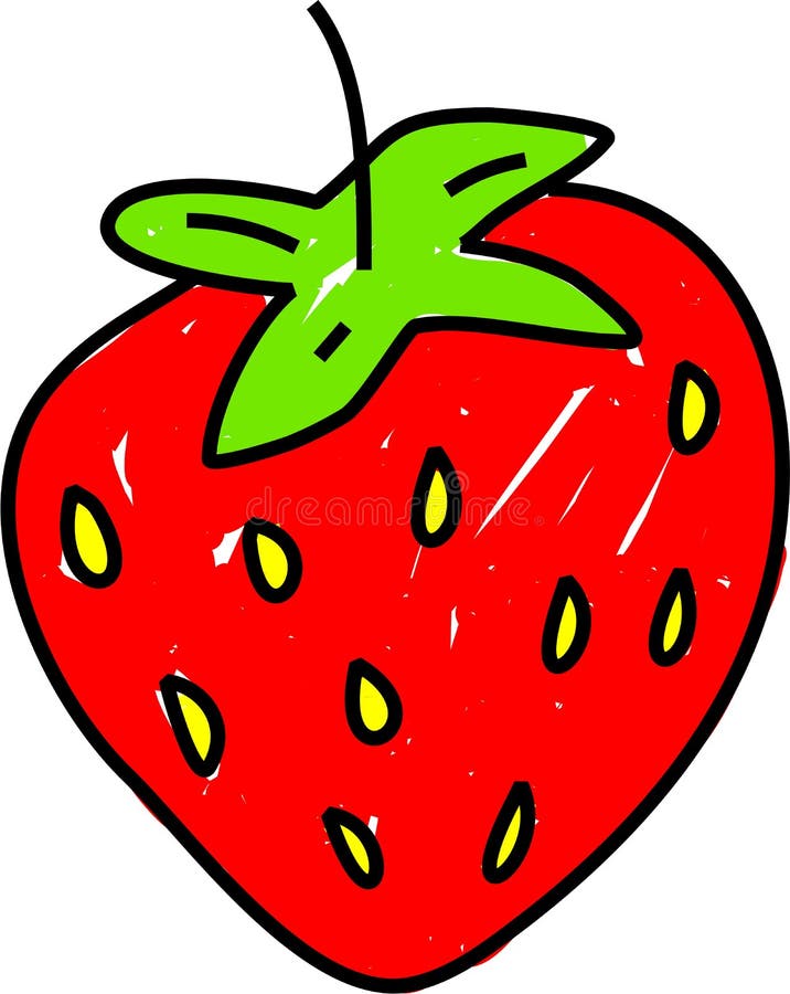 Truskawka ilustracji