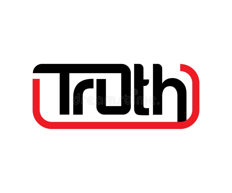 Truth Logo Design COncept, AI 10 supported. Logo comparison vectors
