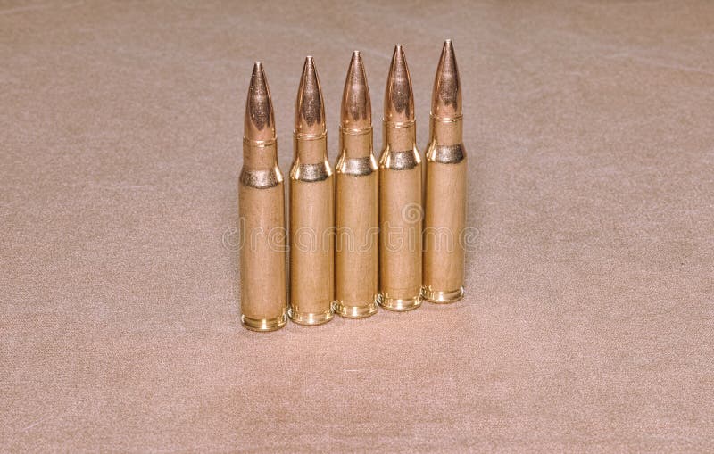 Trwanie cartriges 308 Winchester kaliber z pełną metal kurtki pocisków stali skrzynką