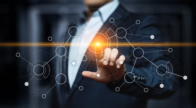 trycka på för affärsmanknapp Affärsidé för innovationteknologiinternet Utrymme för text fotografering för bildbyråer trycka på för affärsmanknapp Affärsidé för innovationteknologiinternet Utrymme för text fotografering för bildbyråer