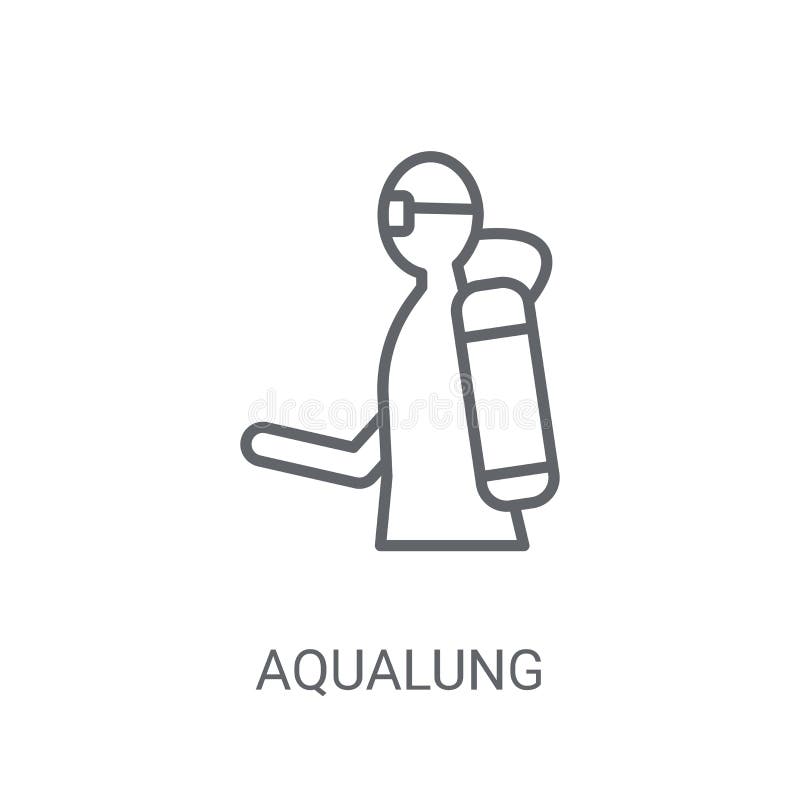 Tryckluftsapparatsymbol Moderiktigt tryckluftsapparatlogobegrepp på vit bakgrund stock illustrationer