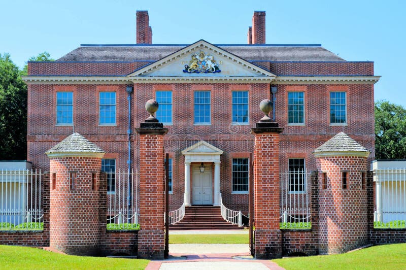 Tryon Palace in New Bern, North Carolina Stock Image Image of