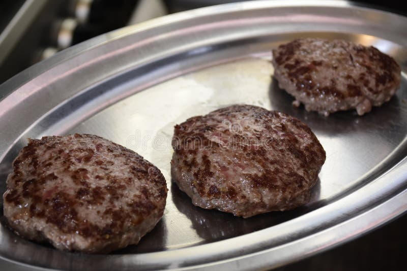 Trzy Hamburgeru obraz royalty free Trzy Hamburgeru obraz royalty free