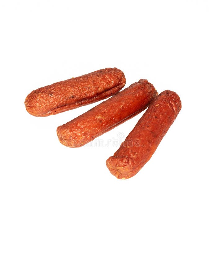 Trzy kiełbasa obraz stock Trzy kiełbasa obraz stock