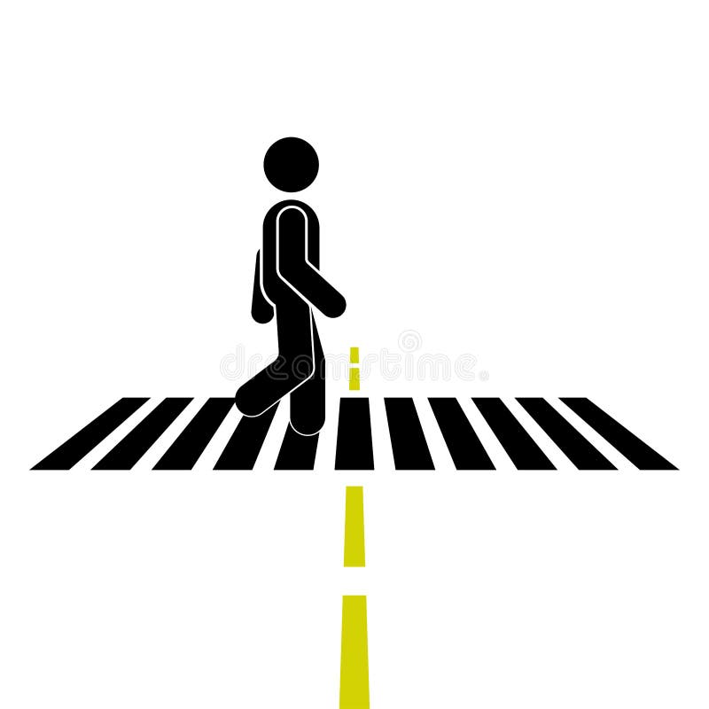 people crossing icon vector graphics. people crossing icon vector graphics