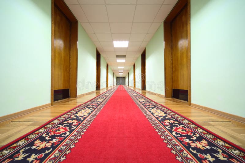 trä för hall för korridordörrslut arkivfoton trä för hall för korridordörrslut arkivfoton