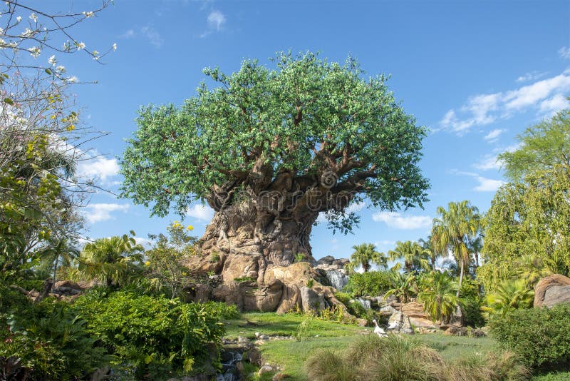 Träd av liv, Disney World, djurriket arkivbild Träd av liv, Disney World, djurriket arkivbild