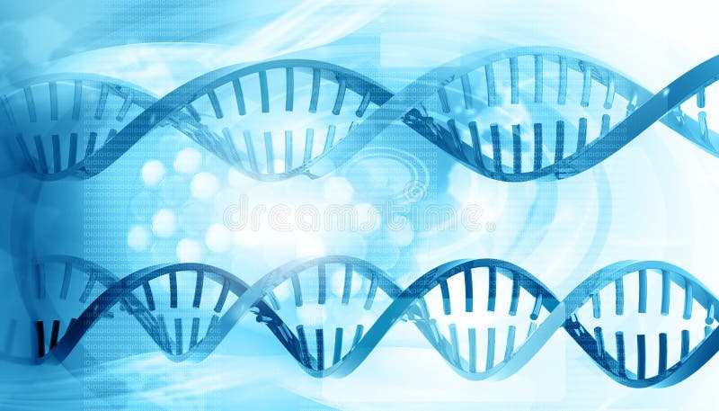trådar för DNA 3D royaltyfri illustrationer trådar för DNA 3D royaltyfri illustrationer