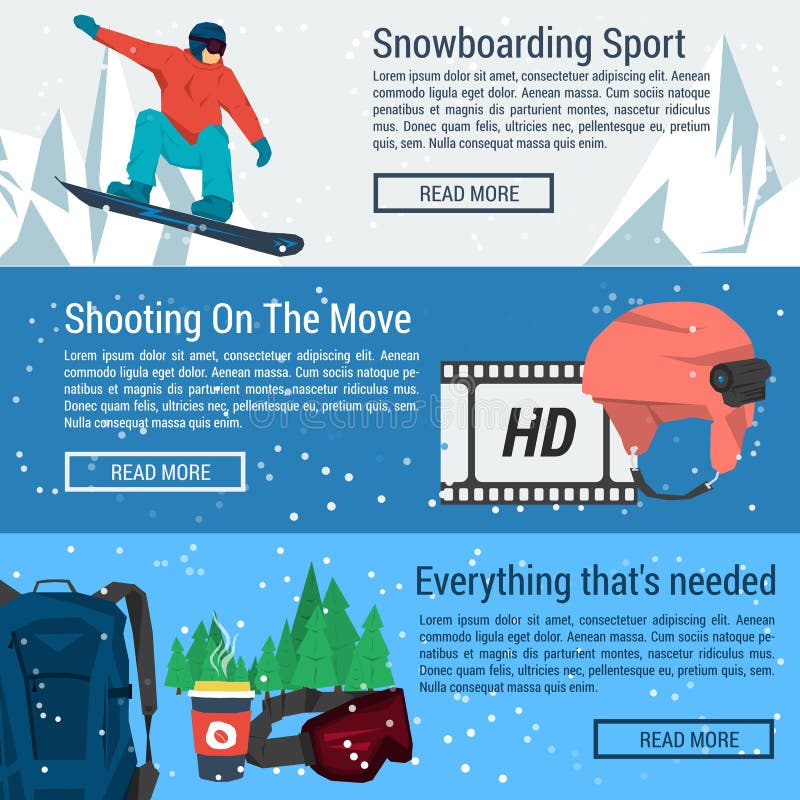 Três bandeiras - esporte da snowboarding ilustração do vetor Três bandeiras - esporte da snowboarding ilustração do vetor
