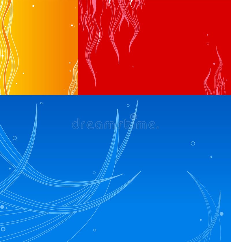 Backgrounds with three elements by elements, earth, fire, earth. Backgrounds with three elements by elements, earth, fire, earth