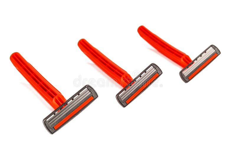 Três lâminas novas imagens de stock Três lâminas novas imagens de stock