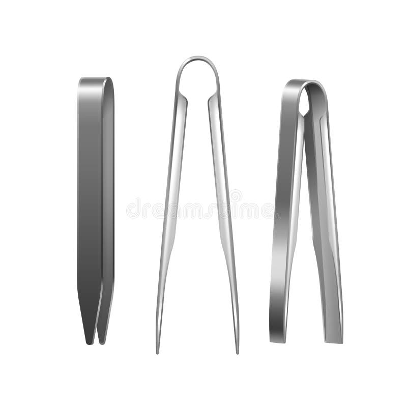 Três tenazes de brasa do cachimbo de água ilustração do vetor Três tenazes de brasa do cachimbo de água ilustração do vetor