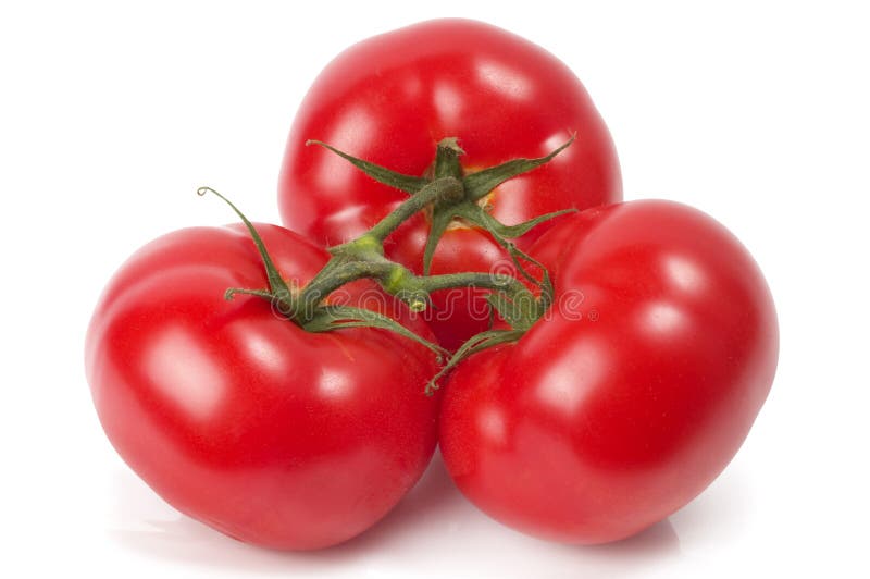 Três tomates imagem de stock royalty free Três tomates imagem de stock royalty free