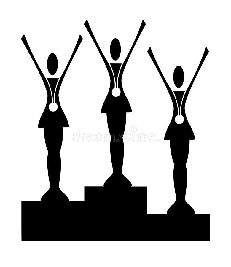 Vetor do ícone dos vencedores ilustração royalty free Vetor do ícone dos vencedores ilustração royalty free
