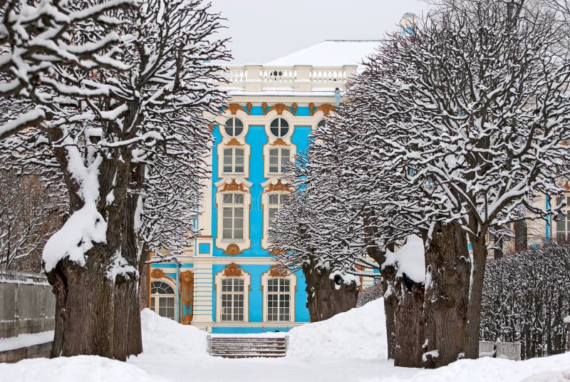 Tsarskoye Selo (Pushkin), St Petersburg, Russie palais de Catherine photographie stock Tsarskoye Selo (Pushkin), St Petersburg, Russie palais de Catherine photographie stock