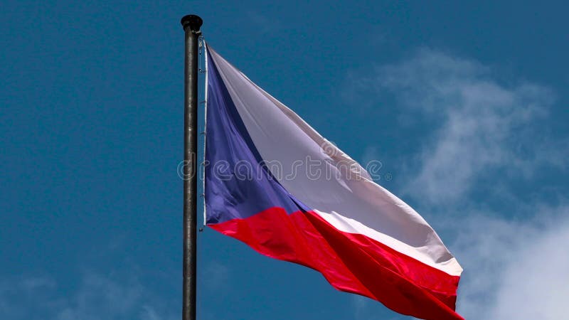 Tsjechische republiek op de mast