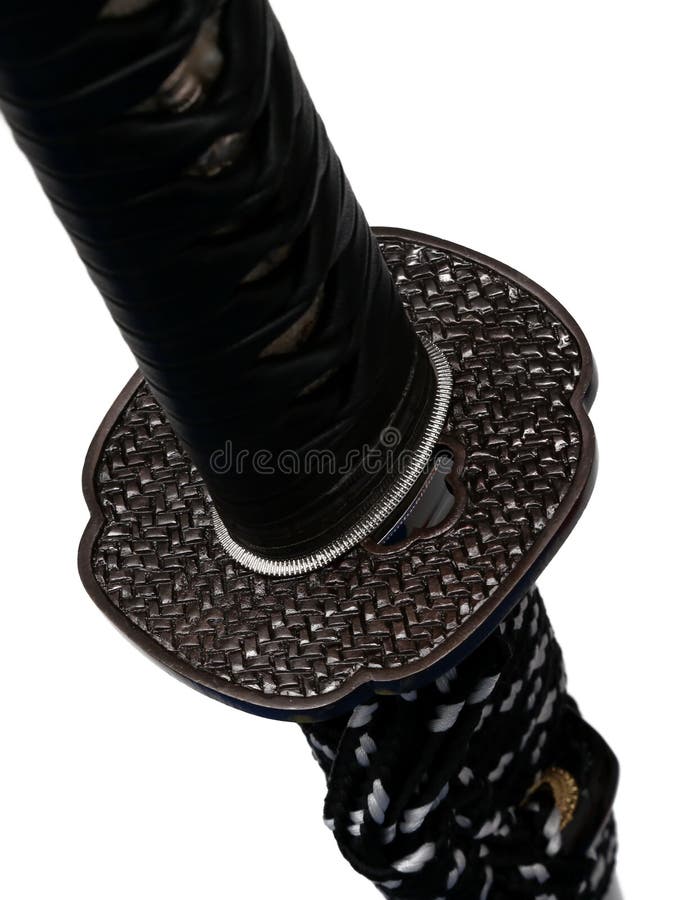 Tsuba : hand guard of Japanese sword royalty free stock images