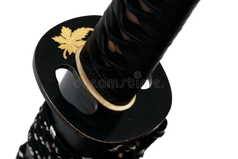 Tsuba Hand Guard of Japanese Sword Stock Photo Image of sharp