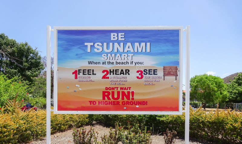 Tsunami sign img