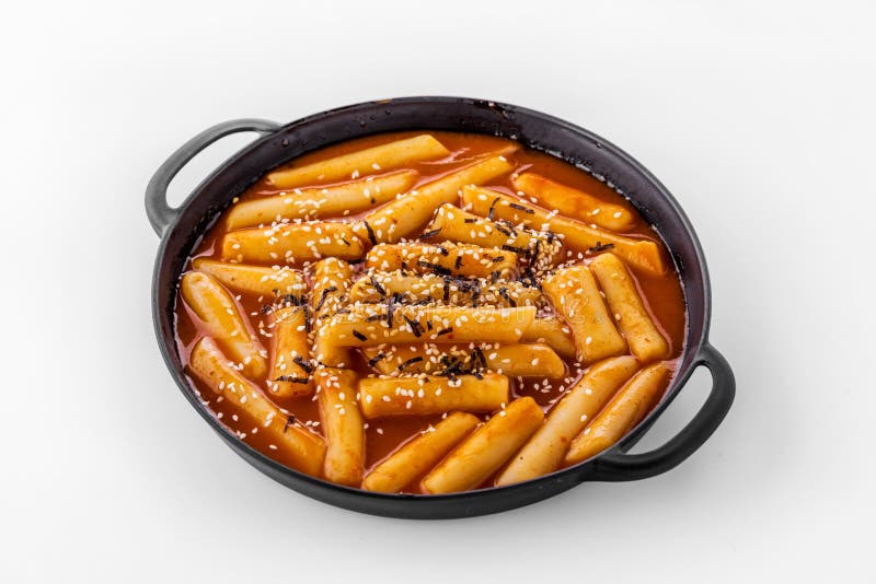 Tteokbokki Korean Hot and Spicy Rice Cake Stock Photo - Image of dinner,  korea: 227660924