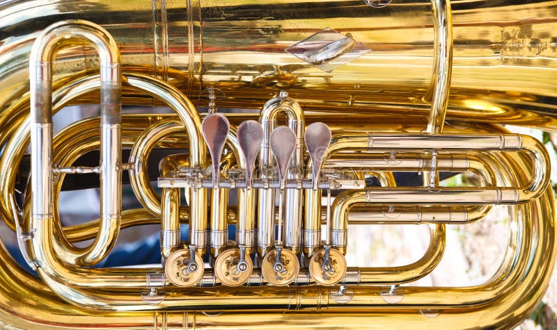 Tuba is a musical instrument made of brass