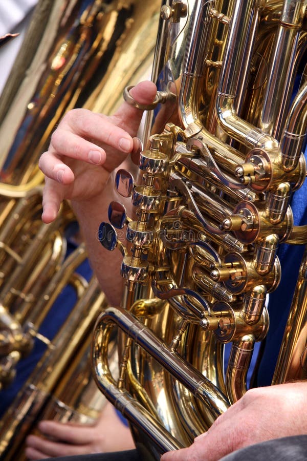 Tuba Player stock photo. Image of human, white, popular - 19177022