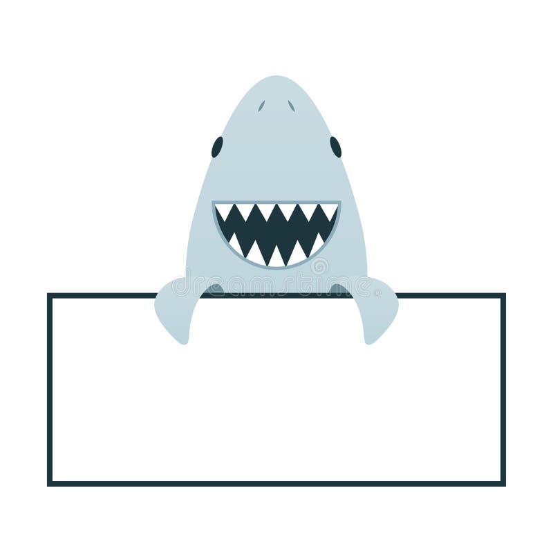 Fundo Tubarão Dos Desenhos Animados Com A Boca Aberta Fundo, Fotos