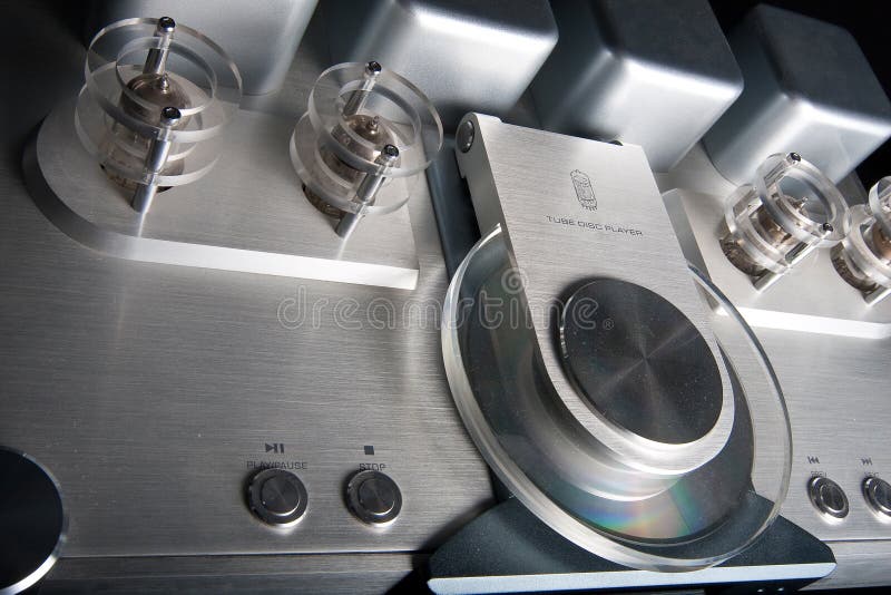 Tube CD player stock image. Image of guitar, body, obsolete 11721971