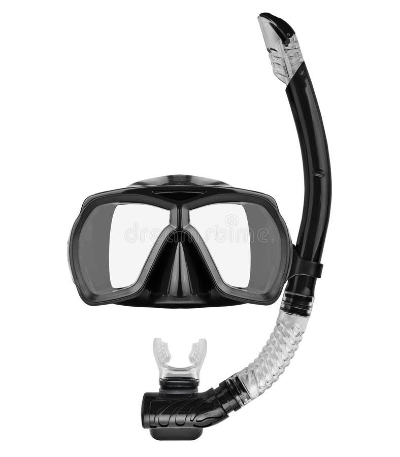 Diving Snorkel And Mask Isolated On The Beach Stock Photo Image of
